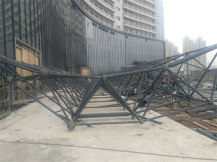 北票万豪酒店雨棚网架